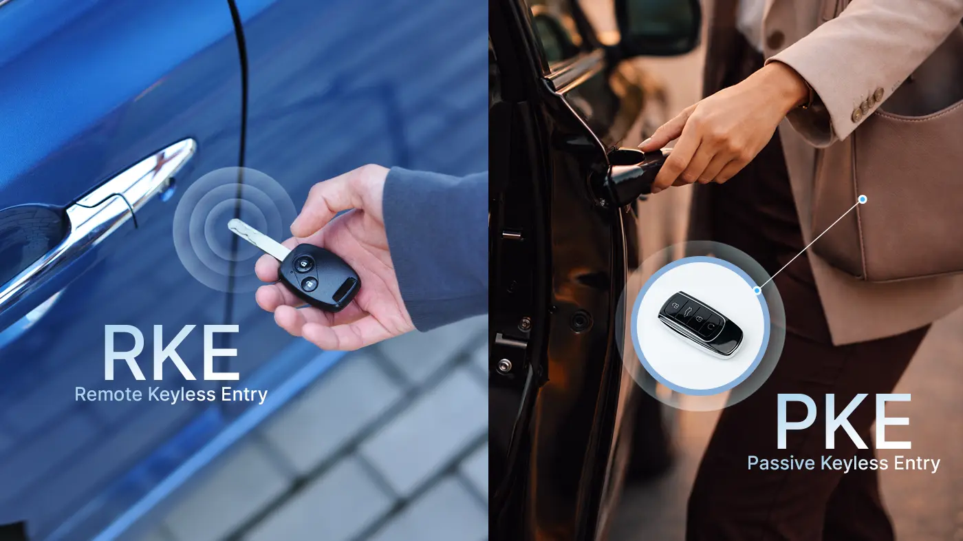 RKE vs PKE, Automotive keyless access systems